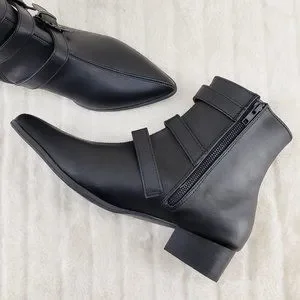 Demonia | Shoes | Warlock Bat Buckle Multi Strap Mens Goth 